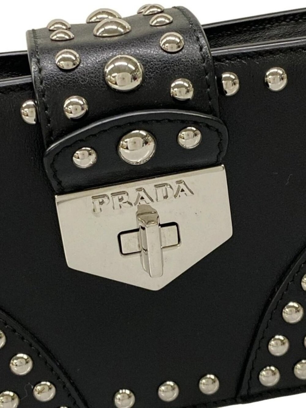 PRADA - Black Leather Accessory Case - Picture 7 of 10
